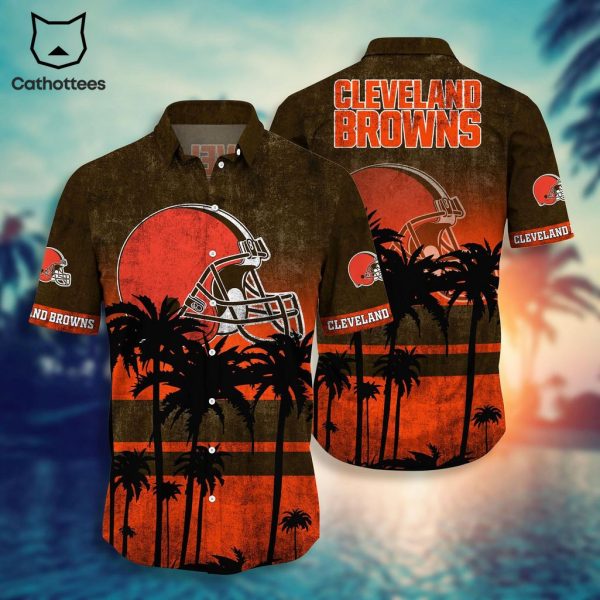 NFL Cleveland Browns Hawaii Shirt Short Style Hot Trending Summer