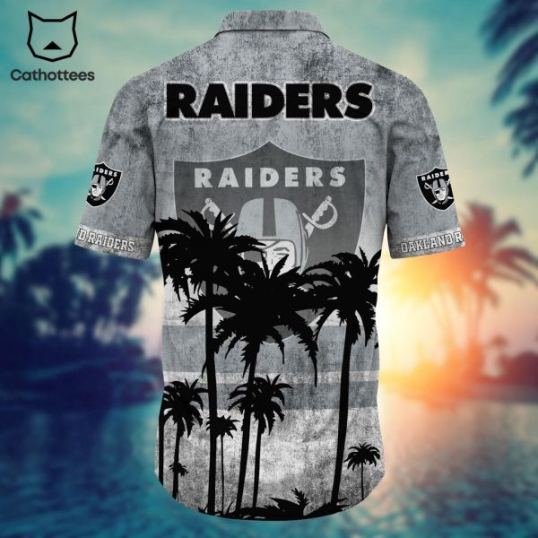 NFL Oakland Raiders Hawaii Shirt Short Style Hot Trending Summer