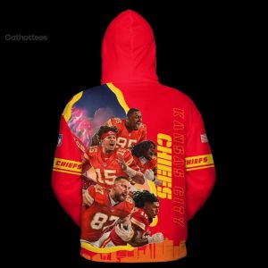 NFL Super Bowl LVIII Kansas City Chiefs Hoodie Longpant Cap Set