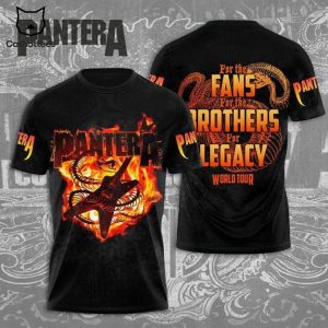 Pantera For The Fans For The Brothers For Legacy World Tour 3D T-Shirt