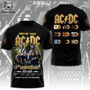 PWR UP Tour 51st  Anniversary 1973-2024 Signature Thank You For The Memories 3D T-Shirt