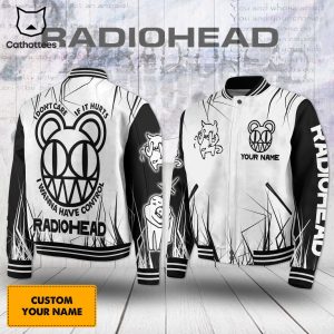 Radiohead I Dont Care It Hurts I Wanna Have Control Baseball Jacket
