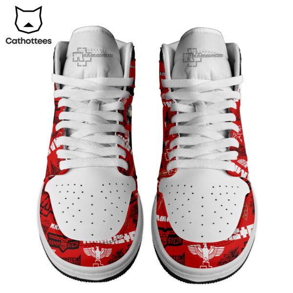 Rammst4ein Nike Red Design Air Jordan 1 High Top