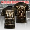 Rammstein 30 Years 1994-2024 Thank You For The Memories 3D T-Shirt