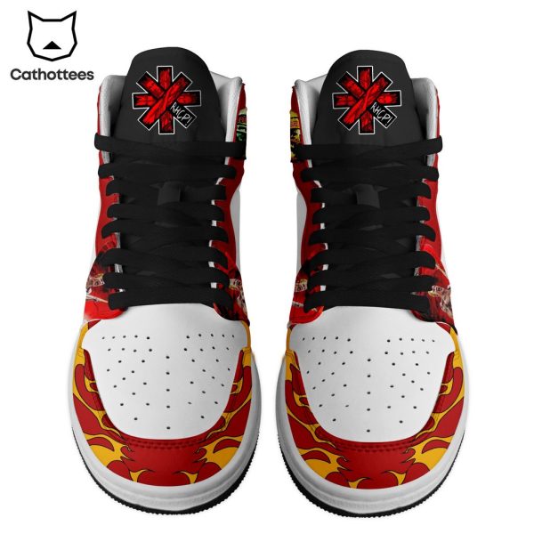 Red Hot Chilipeppers Nike Logo Design Air Jordan 1 High Top