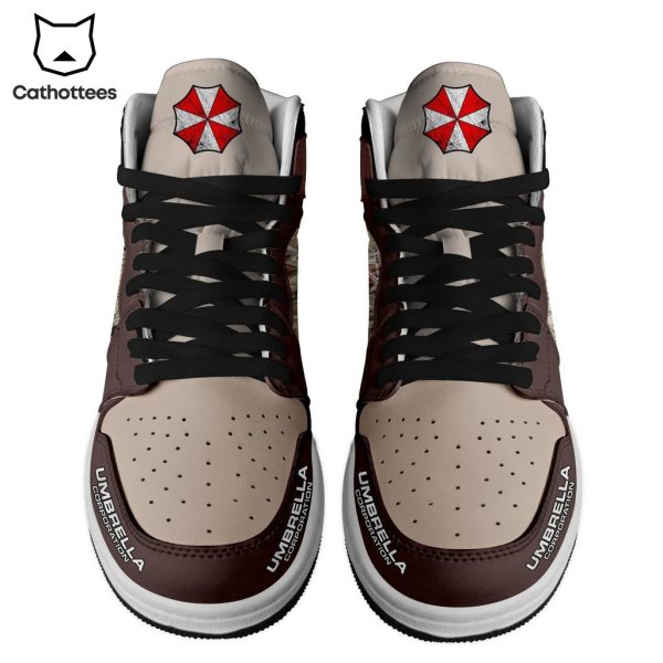 Resident Evil Umbrealla Corporation Nike Logo Design Air Jordan 1 High Top