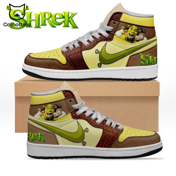 Shrek Nike Logo Design Air Jordan 1 High Top