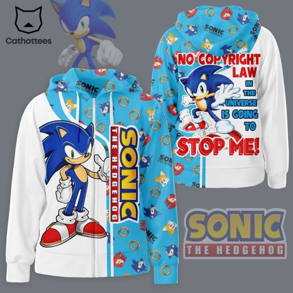 Sonic The Hedgehog No Copyright Law In The Universe Is Going To Stop Me Mascot Design 3D Hoodie