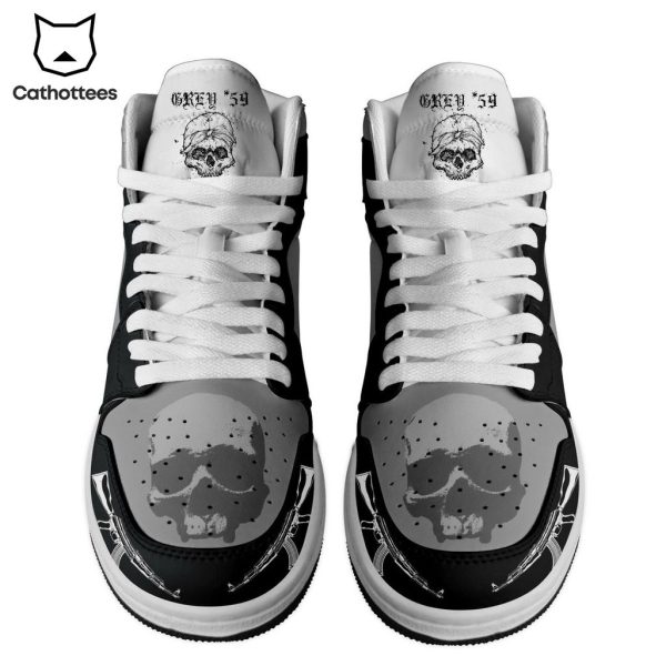 Suicideboy Skull Nike Logo Design Air Jordan 1 High Top