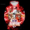 Super Bowl LVIII Kansas City Chiefs MVP Patrick Mahomes Hoodie Longpant Cap Set