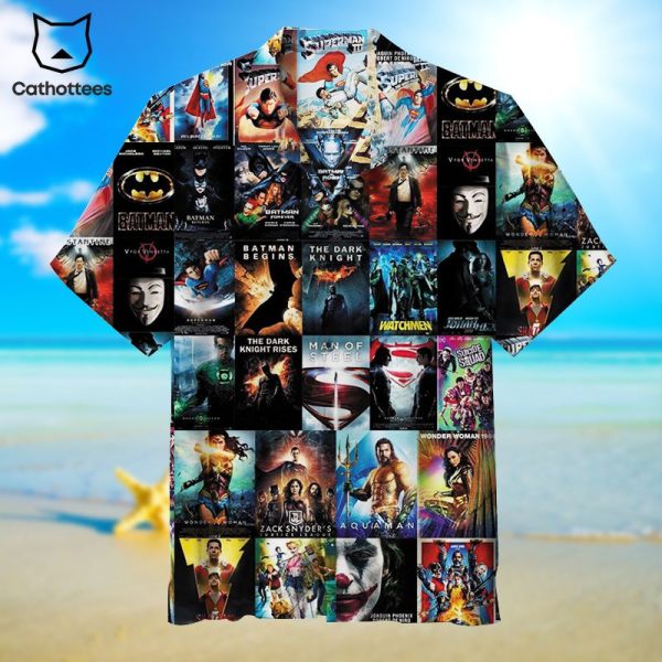 The History of DC Movies Hawaiian Shirt