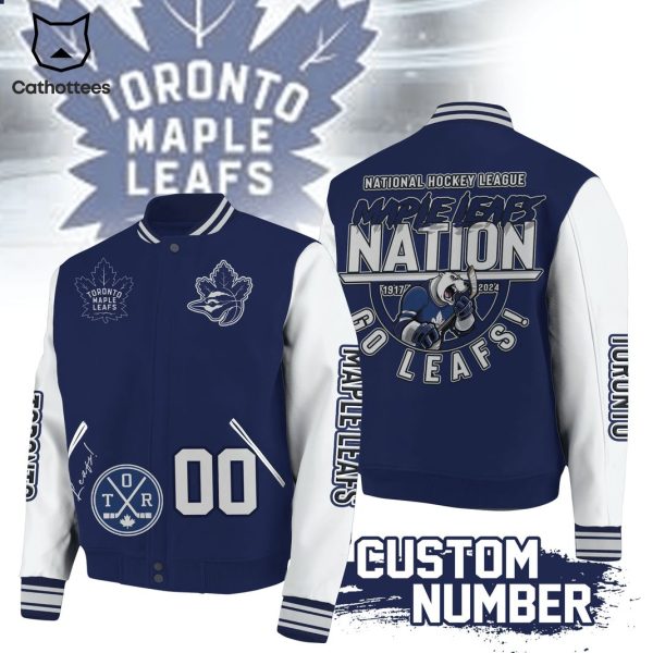 Toronto Maple Leafs National Hockey Maple Leafs Baseball Jacket