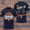 Illinois Fighting Illini Big Ten Men Basketball Tournament Champions 2024 3D T-Shirt