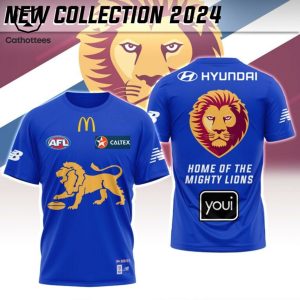 AFL Brisbane Lions Home Of The Mighty Lions 3D T-Shirt