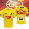 AFL Gold Coast Suns Snotwood Design 3D T-Shirt