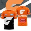 AFL GWS Giants Home Of The Mighty Giants 3D T-Shirt