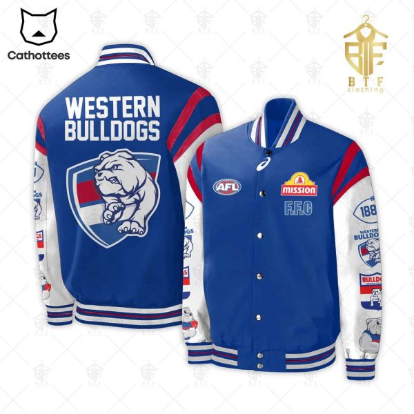 AFL Western Bulldogs Baseball Jacket