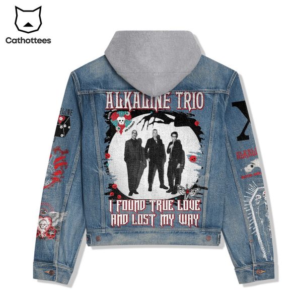 Alkaline Trio I Found True Love And Lost My Way Hooded Denim Jacket