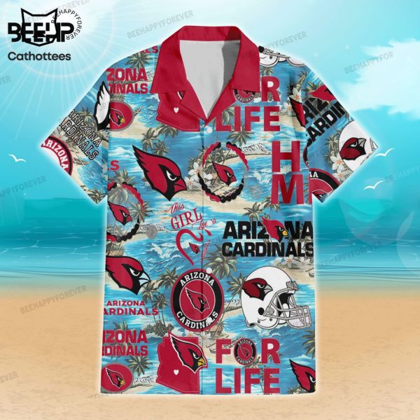 Arizona Cardinals For Life Hawaiian Shirt