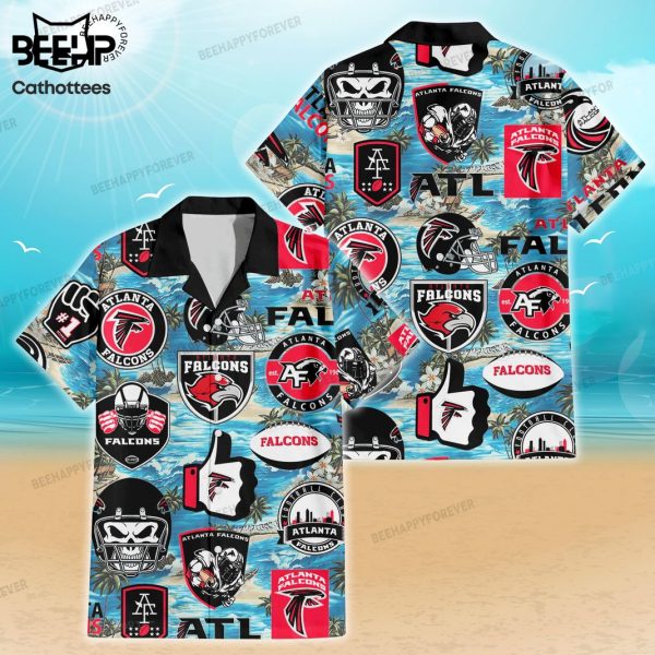 Atlanta Falcons Logo Summer Hawaiian Shirt