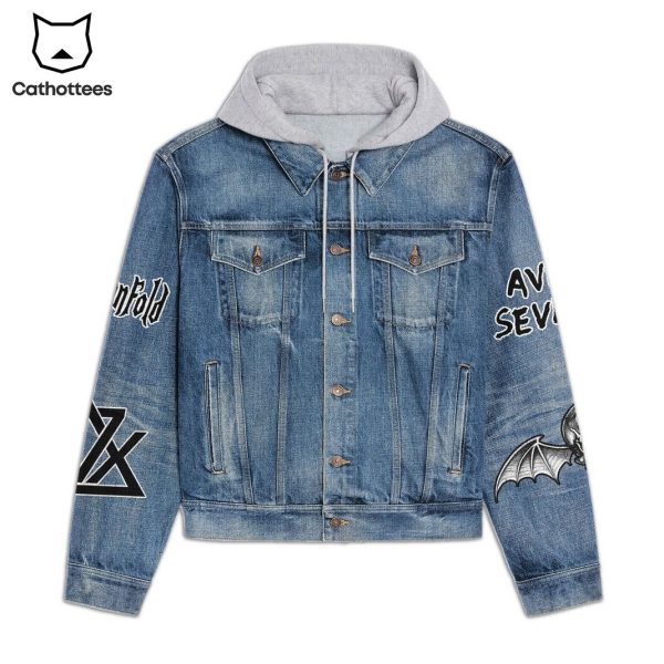 Avenged Sevenfold This Means War Hooded Denim Jacket