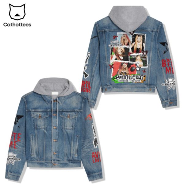 Avril Lavigne Greatest Hits Tour Hooded Denim Jacket