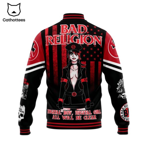 Bad Religion Digital Boy Digital Girl All Will Be Clear Baseball Jacket