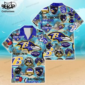 Baltimore Ravens This Team Makes Me Drink Hawaiian Shirt