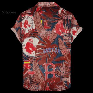 Boston Red Sox Retro Logo Hawaiian Shirt