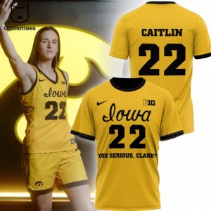 Caitlin Clark You Serious Clark Iowa Hawkeye 3D T-Shirt