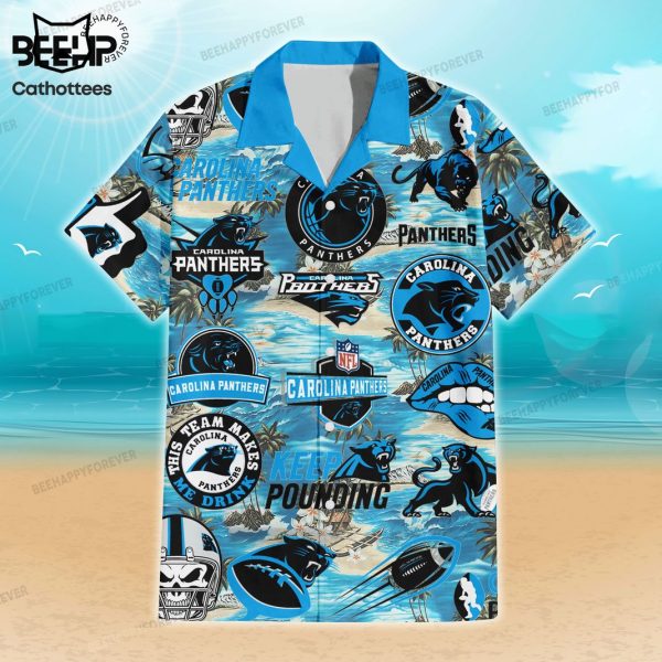 Carolina Panthers This Team Makes Me Drink Hawaiian Shirt