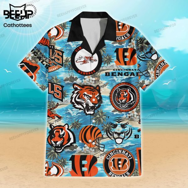 Cincinnati Bengals Logo Hawaiian Shirt