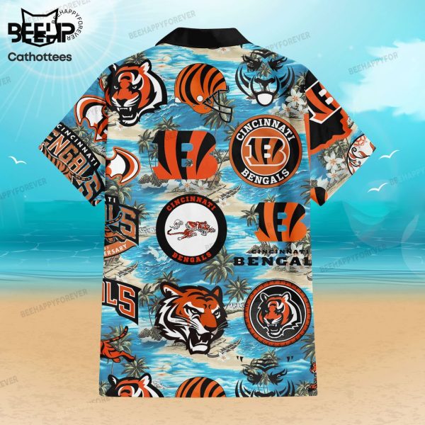 Cincinnati Bengals Logo Hawaiian Shirt