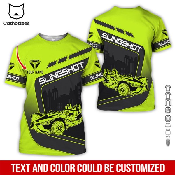 Custom Name Slingshot Design 3D T-Shirt
