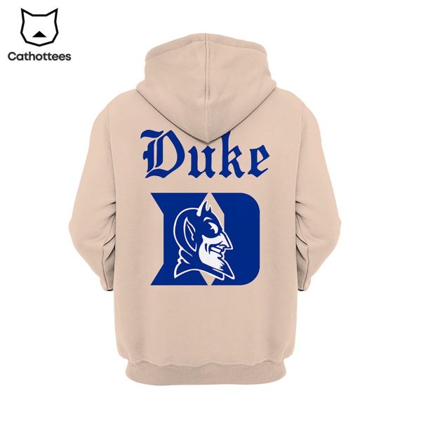 Duke Blue Devils Men Basketbal Logo Hoodie