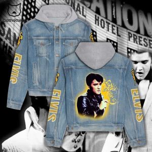 Elvis Presley Hooded Denim Jacket