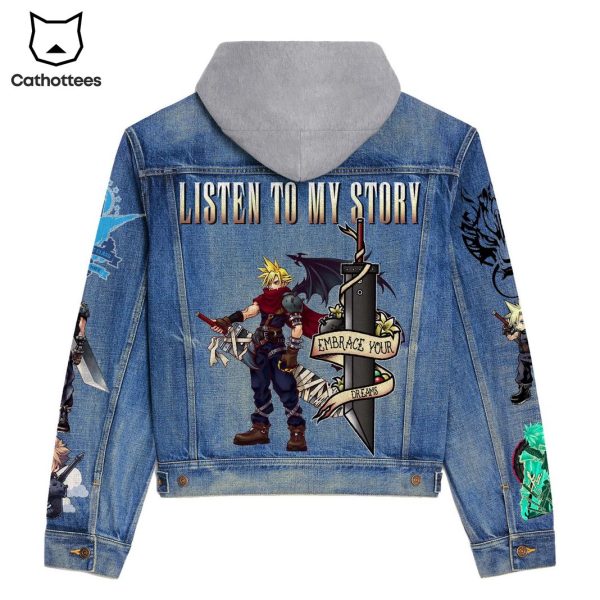 Final Fantasy Listen To My Story Hooded Denim Jacket