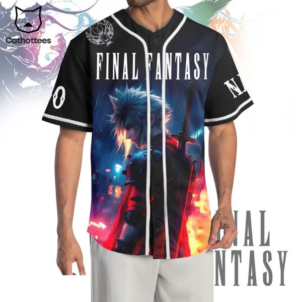 Final Fantasy Soldier First Class Cloud Strife Baseball Jersey