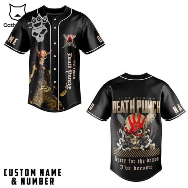 Five Finger Death Punch Sorry For The Demon I Ve Become Baseball Jersey