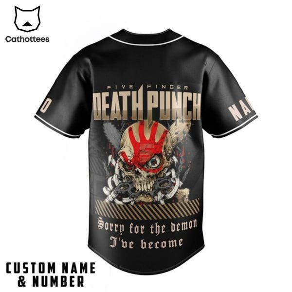 Five Finger Death Punch Sorry For The Demon I Ve Become Baseball Jersey