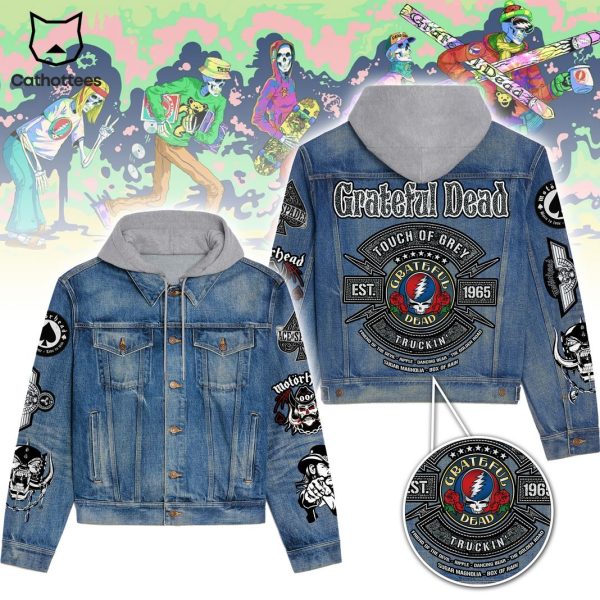 Grateful Dead Touch Of Grey Hooded Denim Jacket