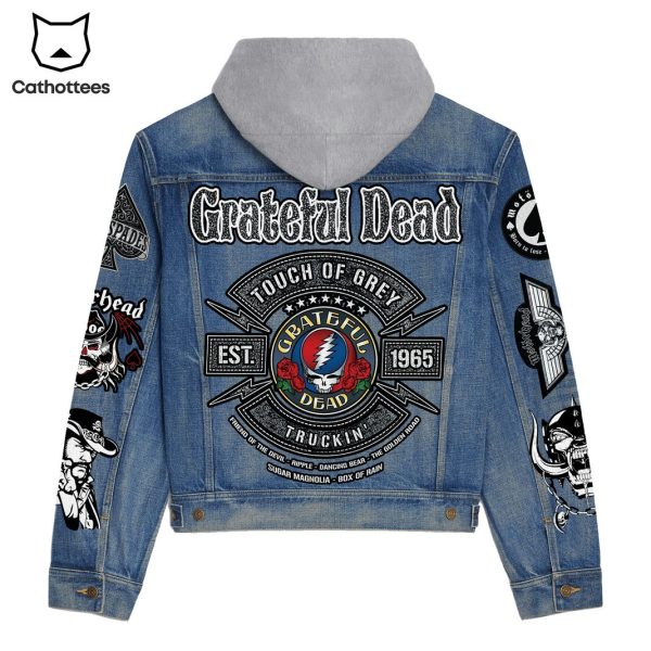 Grateful Dead Touch Of Grey Hooded Denim Jacket