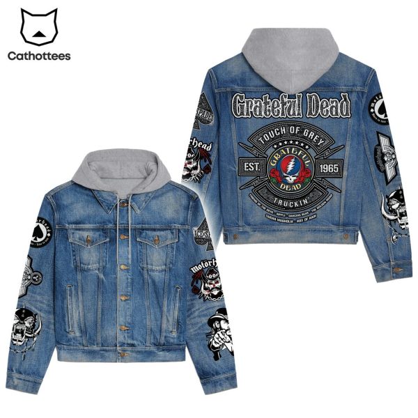 Grateful Dead Touch Of Grey Hooded Denim Jacket