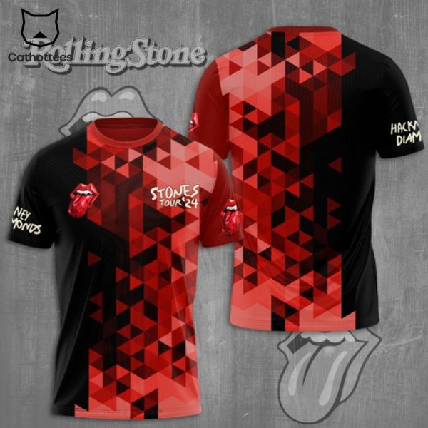 Hackney Diamonds Stones Tour 2024 3D T-Shirt