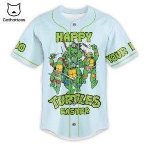 Happy Teenage Mutant Ninja Turtles Easter Is More Fun With My Peeps Baeball Jersey
