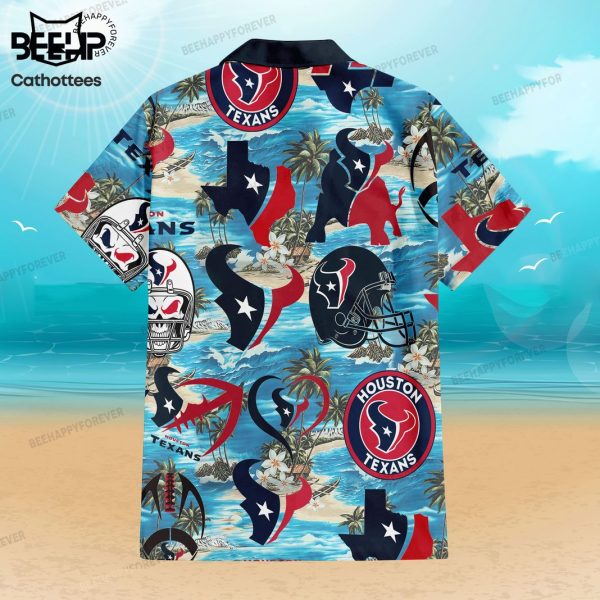 Houston Texans Logo Hawaiian Shirt