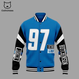 Hutchinson 97 Detroit Lion Baseball Jacket