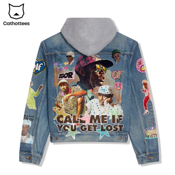 Igor Call Me If You Get Lost Hooded Denim Jacket