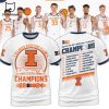 2024 Men Basketball Big Tournament Champions Illinois Fighting Illini 3D T-Shirt