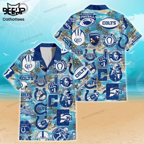 Indianapolis Colts This Team Makes Me Drink Hawaiian Shirt